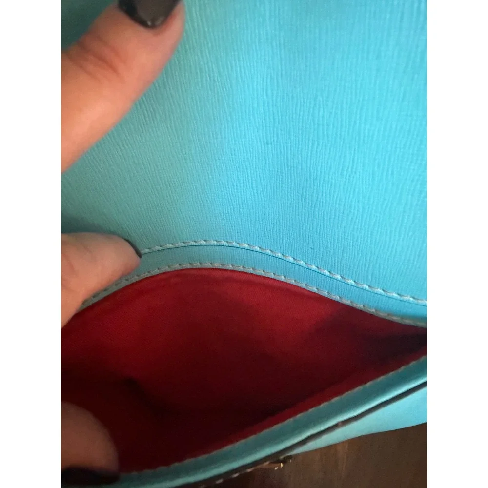 Dooney & Bourke Carter Satchel Blue Saffiano Leather‎ Top Handle Crossbody Bag